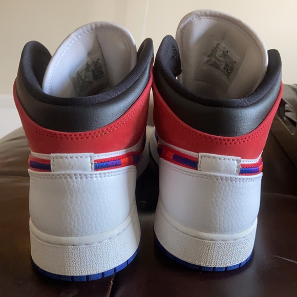 Nike Jordan Red and Blue Multi Colored Swoosh - Picture 5 of 6